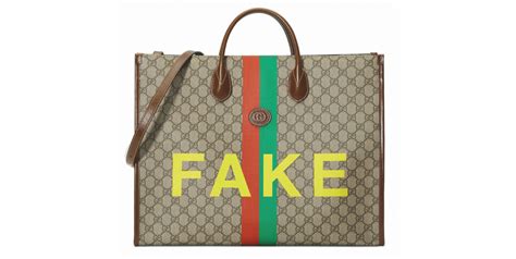 gucci not fake|Gucci Puts an Irreverent Spin on its Logo With the Fake Not Motif.